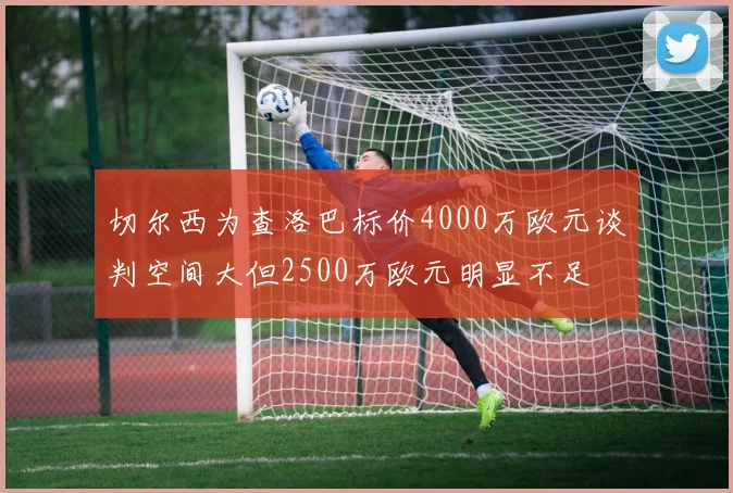 切尔西为查洛巴标价4000万欧元谈判空间大但2500万欧元明显不足
